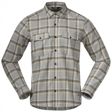 Shirt Bergans Men Tovdal Light Green Mud Check