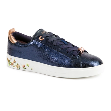 Ted Baker Navy Crackle Leather Luocia
