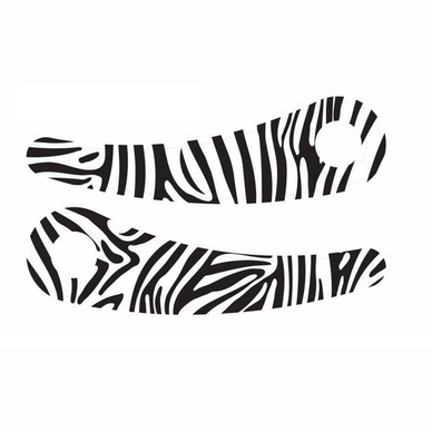 Sticker Wishbone Recycled Zebra