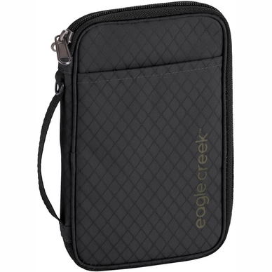 Brieftasche Eagle Creek RFID Travel Zip Organizer Black Charcoal