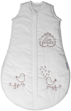 Babyslaapzak Winter Anel Lovely Birds Wit Rond