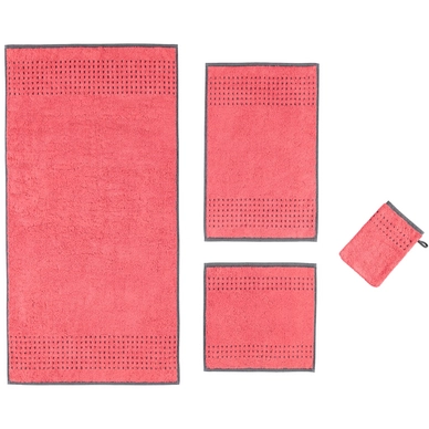 Saunadoek Cawö Sense Coloured Borte Red (80 x 200 cm)