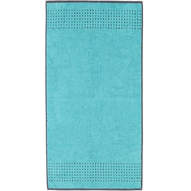 Douchelaken Cawö Sense Coloured Borte Turquoise (80 x 150 cm)