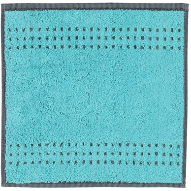 Gezichtsdoekje Cawö Sense Coloured Borte Turquoise (6-delig)