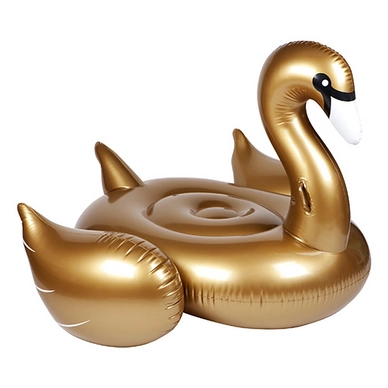 Cygne Gonflable Sunnylife Ride-On Float Gold