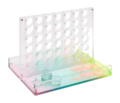 4-In-A-Row Sunnylife Games Lucite Aurora