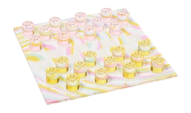 Checkers Sunnylife Smiley Lucite