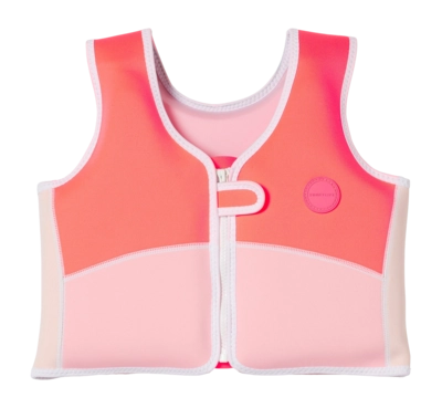 Gilet de Natation Sunnylife Enfant Melody The Mermaid Neon Strawberry (3-6 ans)