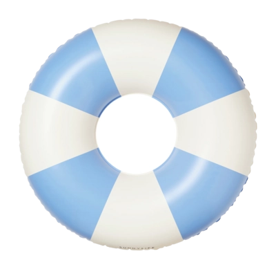 Schwimmring Sunnylife Pool Ring Blue Stripe