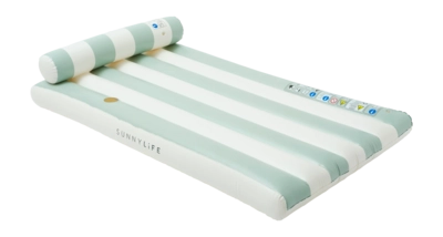 Luchtbed Sunnylife Luxe Lilo Green Stripe