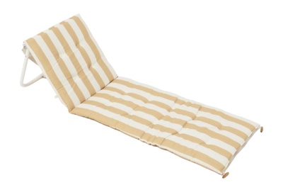 Fauteuil de Plage Sunnylife Mango Bay Golden Mustard Stripe