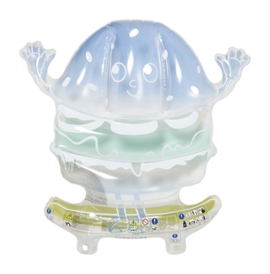 Luchtbed Sunnylife Kids Burger Boy The Sea Kids Blue-Lime