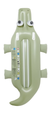 Matelas Gonflable Piscine Sunnylife Kids Cookie the Croc Khaki