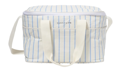 Sac Isotherme Sunnylife Le Weekend Mid Blue-Cream