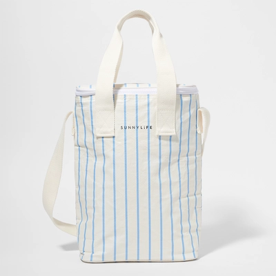 Sac Isotherme Sunnylife Boissons Le Weekend Mid Blue-Cream