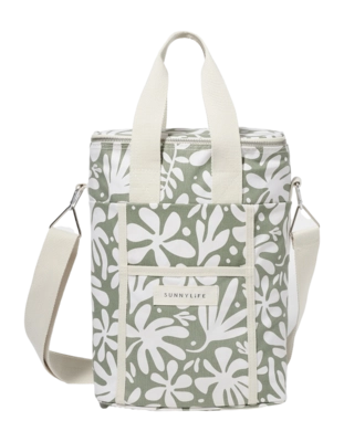 Kühltasche Sunnylife Drinks Canvas The Vacay Olive