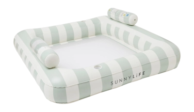 Matelas Gonflable Sunnylife Luxe Twin Hammock Le Vacay Soft Olive