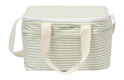Kühltasche Sunnylife Light Cooler Bag La Palma Sage Stripe