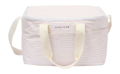 Koeltas Sunnylife Light Cooler Bag Lazy Days Pink Stripe
