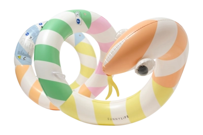 Schwimmreifen Sunnylife Giant Inflatable Noodle Kinder Poolside Sorbet Stripe