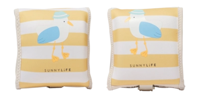 Zwembandjes Sunnylife Kids Floaties Sid The Seagull Mustard Stripe