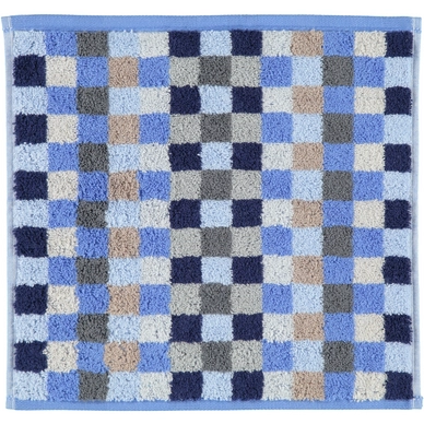 Face Towel Cawö Unique Karo Sapphire (6 pc)