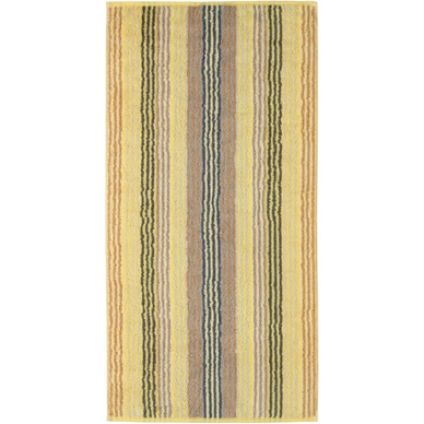 Bath Towel Cawö Unique Stripes Citron (70 x 140 cm)