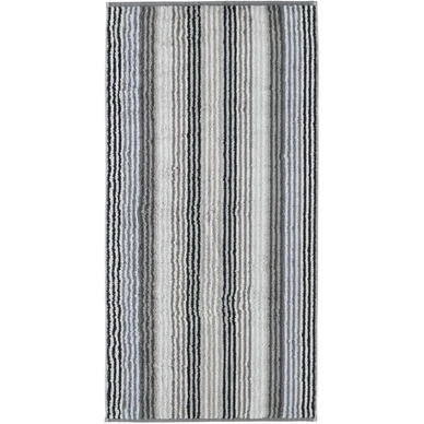 Bath Towel Cawö Unique Stripes Anthracite (70 x 140 cm)