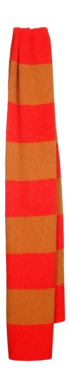 Écharpe Gloria! Gloria! Femme Spacy Rayée Red Caramel