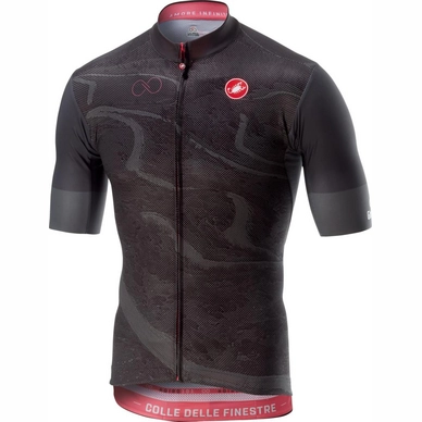 Fietsshirt Castelli Finestre Men Jersey FZ Grigio Militare