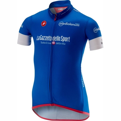 Fietsshirt Castelli Giro Kid Jersey FZ Azzurro