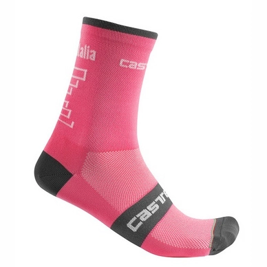 Fietssok Castelli Men Giro102 13 Sock Rosa Giro