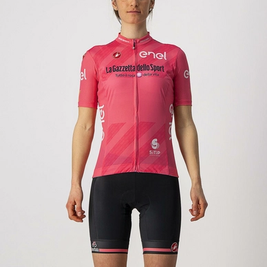 Maillot de Cyclisme Castelli Women GIRO104 Competizione Jersey Rosa Giro