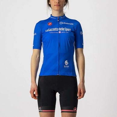 Maillot de Cyclisme Castelli Women GIRO104 Competizione Jersey Azzurro