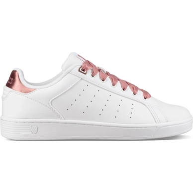 K Swiss Women Clean Court CMF White Old Rose