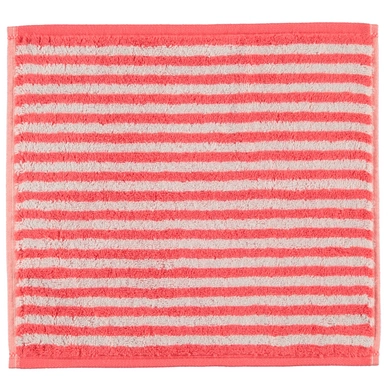 Gezichtsdoekje Cawö Campus Ringel Watermelon (Set van 6)