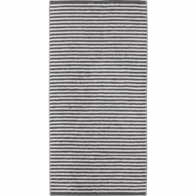 Badlaken Cawö Campus Ringel Stripes Anthracite (70 x 180 cm)