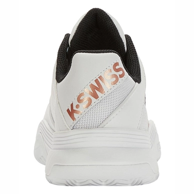 K-Swiss Performance Court Express HB Dames Tennisschoenen - Ultiem Comfort & Grip | White/Heather/Peach Fuzz, 40 EU