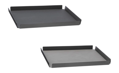 Plateau Lind DNA Tray Square M Nupo Anthracite Nupo Light Grey