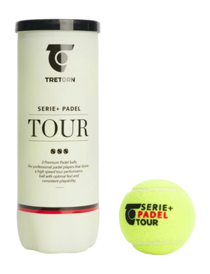 Balles De Padel Tecnifibre Tour – Jaune, Homologuées FEP, Rapides Et Durables, Pour Compétition Adulte Unisexe