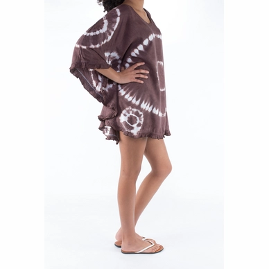 Strandjurkje Pure Kenya Batik Short Dress Taupe