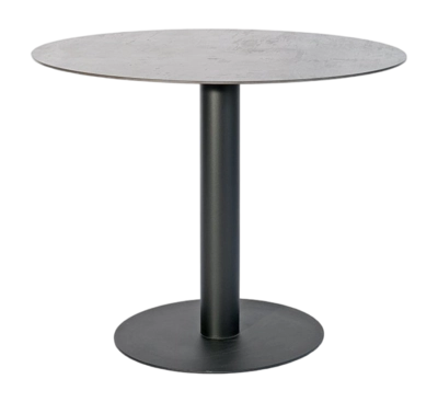 Tuintafel Borek Peniche Antraciet / Dekton Kelya Ø 70cm
