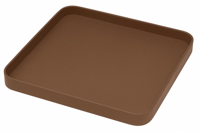 Tray Giobagnara Polo Square Large Printed Calfskin Golf Brown