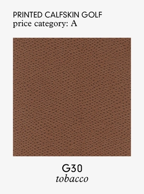 2---Giobagnara Printed Calfskin Golf Tobacco