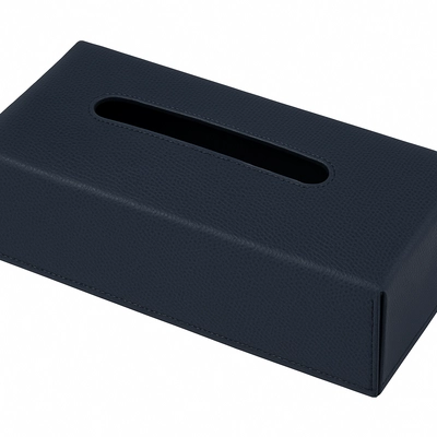 Tissuebox Giobagnara Ready Rectangular Printed Calfskin Golf Ocean
