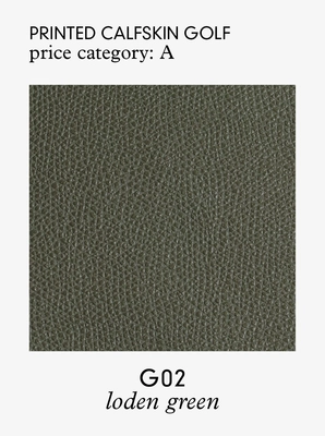 3---Giobagnara Printed Calfskin Golf Loded Green
