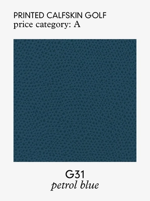 2---Giobagnara Printed Calfskin Golf Petrol Blue