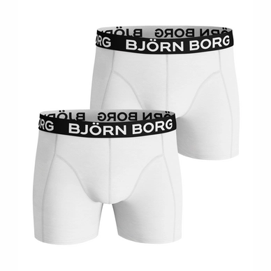 Boxers Björn Borg Men Core Solid White Black (2 pack)