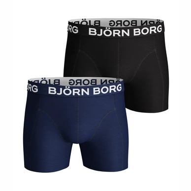 Boxershort Björn Borg Men Core Solid Blue Depths (2-pack)