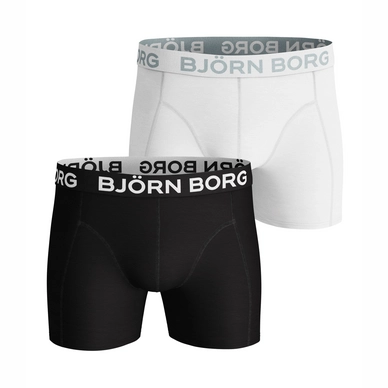 Boxer Björn Borg Homme Core Solid Black & White (Set de 2)